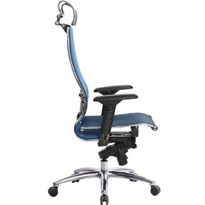 Офисное кресло Samurai S-3.04, синий в Элисте - предосмотр 2