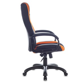Компьютерное кресло Brabix Premium Rapid GM-102 (экокожа/ткань, черно/оранжевое) в Элисте - предосмотр 1