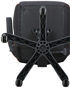 Офисное кресло Brabix Techno Pro GM-003 (ткань, черное/серое, вставки оранжевые) в Элисте - предосмотр 5