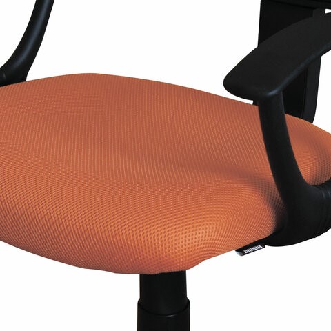 Кресло компьютерное Brabix Flip MG-305 (ткань TW, оранжевое/черное) в Элисте - изображение 5