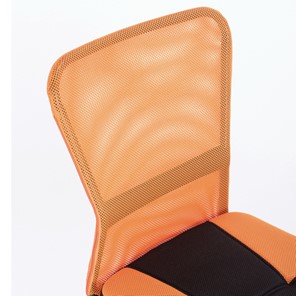 Кресло Brabix Smart MG-313 (без подлокотников, комбинированное, черное/оранжевое) в Элисте - предосмотр 5
