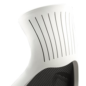 Компьютерное кресло Brabix Premium Genesis EX-517 (пластик белый, ткань/экокожа/сетка черная) в Элисте - предосмотр 7