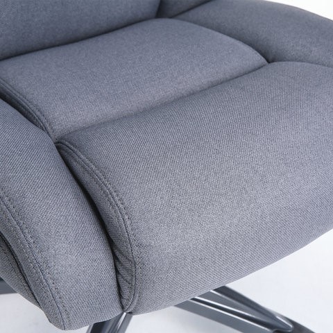 Офисное кресло Brabix Premium Solid HD-005 (ткань, серое) в Элисте - изображение 7