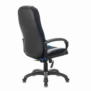 Компьютерное кресло Brabix Premium Rapid GM-102 (экокожа/ткань, черное/синее) в Элисте - предосмотр 2