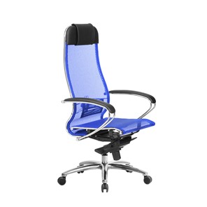 Офисное кресло Samurai S-1.04, синий в Элисте - предосмотр 3