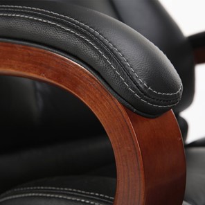 Кресло компьютерное Brabix Premium Infinity EX-707 (дерево, натуральная кожа, черное) в Элисте - предосмотр 11
