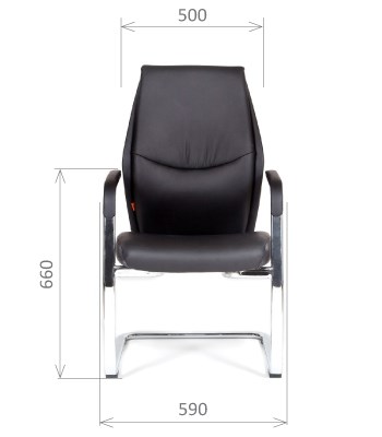 Кресло CHAIRMAN Vista V Экокожа премиум черная в Элисте - изображение 1