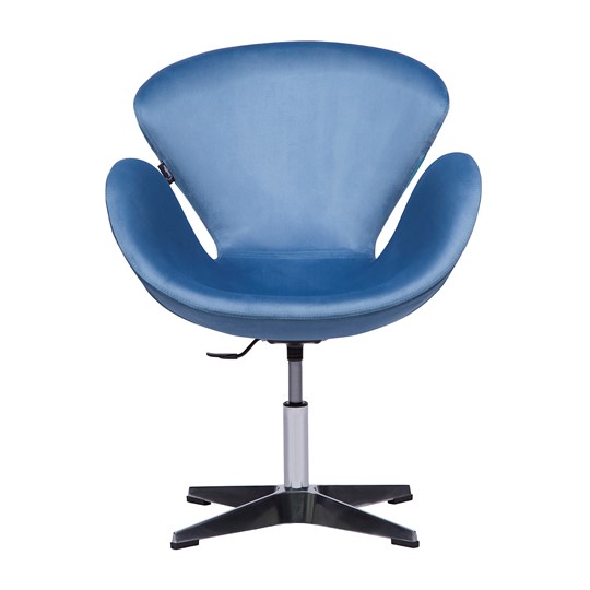 Офисное кресло Беннет-2, Микровелюр голубой в Элисте - изображение 1