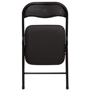 Офисный стул складной Brabix Golf CF-007 (черный каркас, кожзам черный) в Элисте - предосмотр 3
