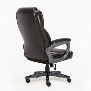 Компьютерное кресло Brabix Premium Favorite EX-577 (пружинный блок, рециклир. кожа, коричневое) 531936 в Элисте - предосмотр 3
