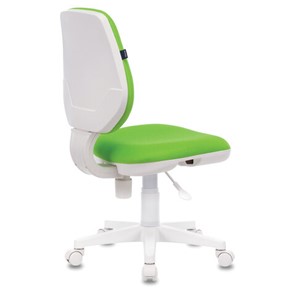 Офисное кресло Brabix Fancy MG-201W (без подлокотников, пластик белый, салатовое) в Элисте - предосмотр 3