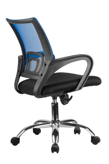 Кресло компьютерное Riva Chair 8085 JE (Синий) в Элисте - изображение 3