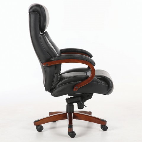 Кресло компьютерное Brabix Premium Infinity EX-707 (дерево, натуральная кожа, черное) в Элисте - изображение 1