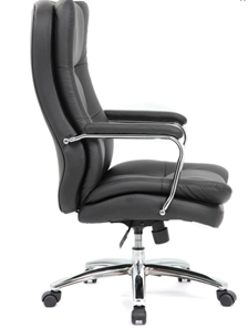 Офисное кресло Brabix Premium Amadeus EX-507 (экокожа, хром, черное) в Элисте - предосмотр 1