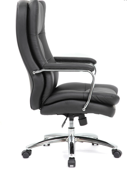 Офисное кресло Brabix Premium Amadeus EX-507 (экокожа, хром, черное) в Элисте - изображение 1