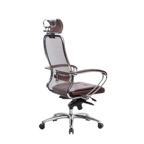 Офисное кресло Samurai SL-2.04, темно-коричневый в Элисте - предосмотр 3