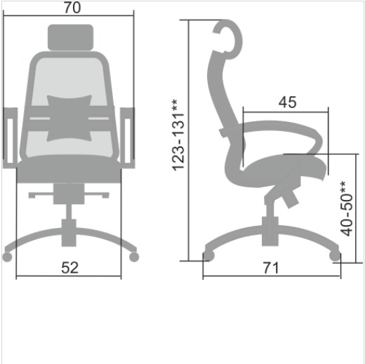 Офисное кресло Samurai S-2.04, черный в Элисте - изображение 4