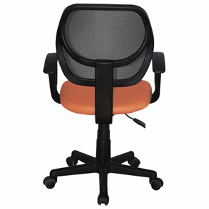 Кресло компьютерное Brabix Flip MG-305 (ткань TW, оранжевое/черное) в Элисте - предосмотр 3