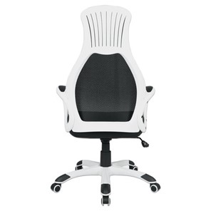 Компьютерное кресло Brabix Premium Genesis EX-517 (пластик белый, ткань/экокожа/сетка черная) в Элисте - предосмотр 3