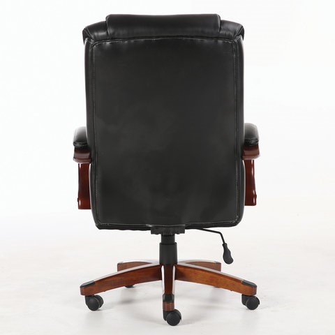 Компьютерное кресло Brabix Premium Magnum EX-701 (дерево, рециклированная кожа, черное) 531827 в Элисте - изображение 3