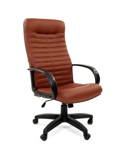 Компьютерное кресло CHAIRMAN 480 LT, экокожа, цвет коричневый в Элисте - предосмотр