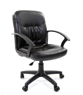 Офисное кресло CHAIRMAN 651 ЭКО черное в Элисте - изображение