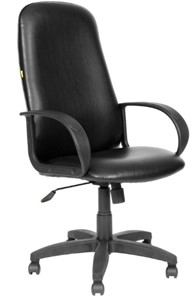 Кресло компьютерное CHAIRMAN 279, экокожа, цвет черный в Элисте - предосмотр