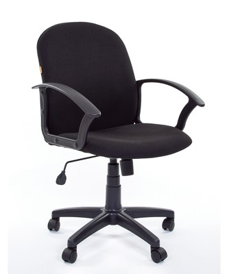 Кресло компьютерное CHAIRMAN 681 Ткань C-3 черное в Элисте - изображение