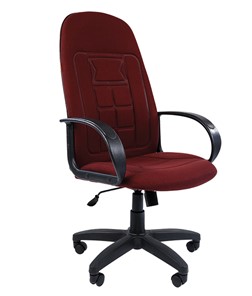 Компьютерное кресло CHAIRMAN 727 ткань ст., цвет бордо в Элисте - предосмотр