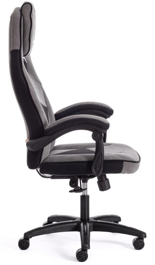 Компьютерное кресло ARENA флок , серый/черный, 29/35 арт.14129 в Элисте - изображение 1