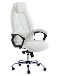 Компьютерное кресло BOSS Lux, кож/зам, белый, арт.15307 в Элисте