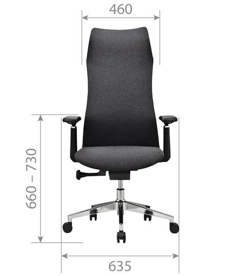 Кресло офисное CHAIRMAN 583 ткань светло-серая в Элисте - изображение 4