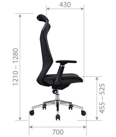 Кресло офисное CHAIRMAN 583 ткань светло-серая в Элисте - изображение 3