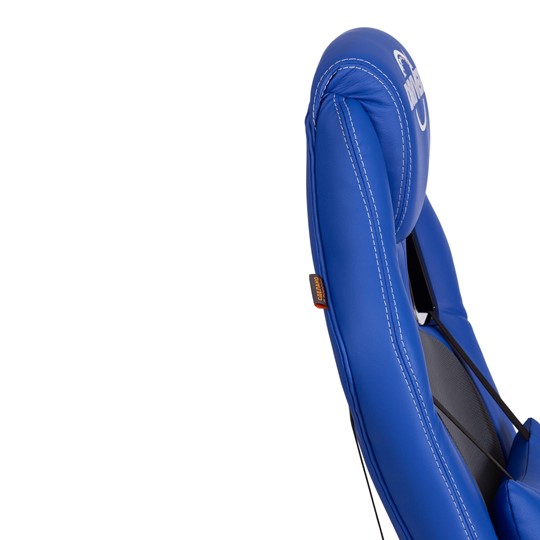 Кресло компьютерное DRIVER (22) кож/зам/ткань, синий/серый, 36-39/TW-12 арт.21153 в Элисте - изображение 13