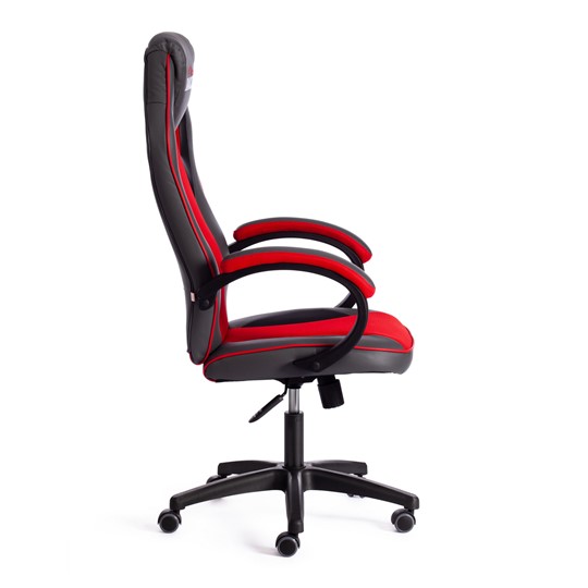 Компьютерное кресло RACER GT new кож/зам/ткань, металлик/красный, арт.13249 в Элисте - изображение 1