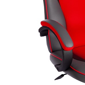 Компьютерное кресло RACER GT new кож/зам/ткань, металлик/красный, арт.13249 в Элисте - предосмотр 10