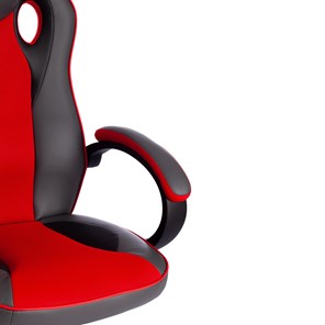 Компьютерное кресло RACER GT new кож/зам/ткань, металлик/красный, арт.13249 в Элисте - предосмотр 9