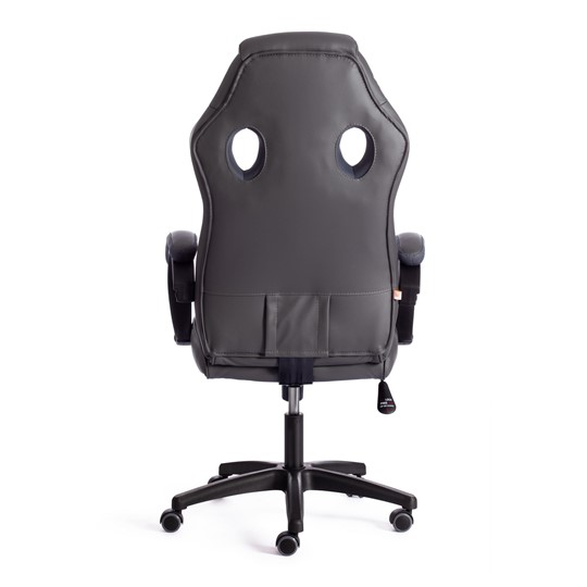 Компьютерное кресло RACER GT new кож/зам/ткань, металлик/серый, арт.13251 в Элисте - изображение 3