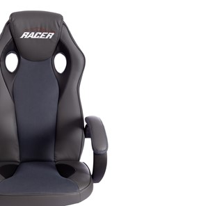 Компьютерное кресло RACER GT new кож/зам/ткань, металлик/серый, арт.13251 в Элисте - предосмотр 5