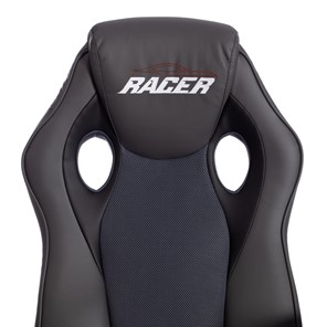 Компьютерное кресло RACER GT new кож/зам/ткань, металлик/серый, арт.13251 в Элисте - предосмотр 6