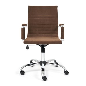 Компьютерное кресло URBAN-LOW флок, коричневый, арт.14446 в Элисте - предосмотр 1