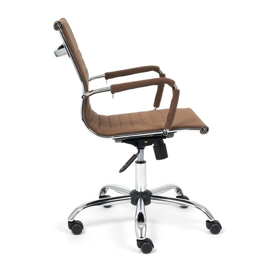 Компьютерное кресло URBAN-LOW флок, коричневый, арт.14446 в Элисте - изображение 2