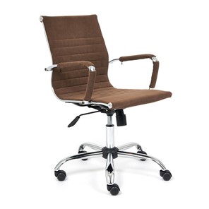 Компьютерное кресло URBAN-LOW флок, коричневый, арт.14446 в Элисте