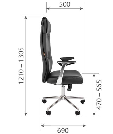 Компьютерное кресло CHAIRMAN Vista Экокожа премиум коричневая (vista) в Элисте - изображение 6