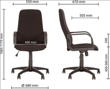 Офисное кресло DIPLOMAT (PL64) ткань CAGLIARI C11 в Элисте - предосмотр 2
