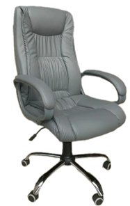Офисное кресло ELLY (CHR68) экокожа ECO-70, серая в Элисте - предосмотр