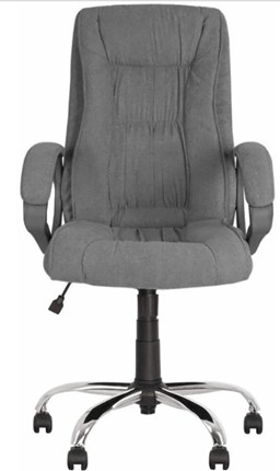Офисное кресло ELLY (CHR68) ткань SORO-93, серая в Элисте - изображение