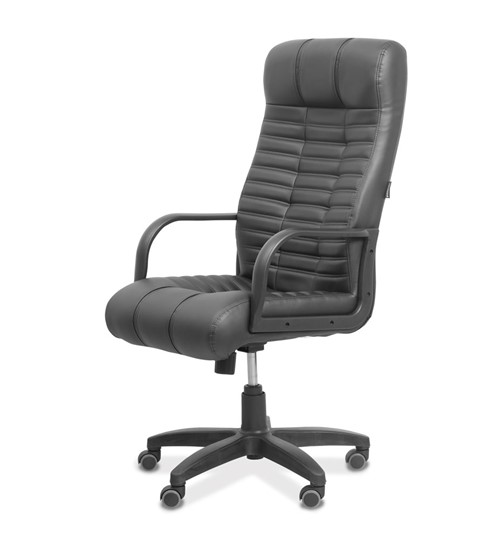 Офисное кресло для руководителя Атлант, экокожа премиум / черная CN1114 в Элисте - изображение 2