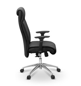 Офисное кресло Dark (подлокотники 3D) натуральная кожа с компаньоном / зеленая NL30 в Элисте - предосмотр 7