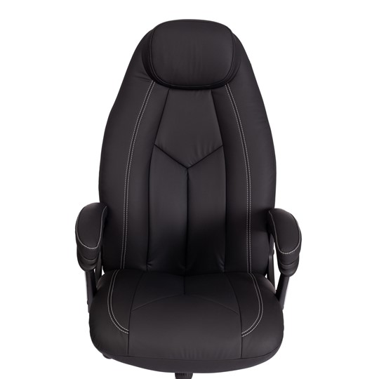 Кресло компьютерное BOSS Lux, кож/зам, черный, арт.21151 в Элисте - изображение 6